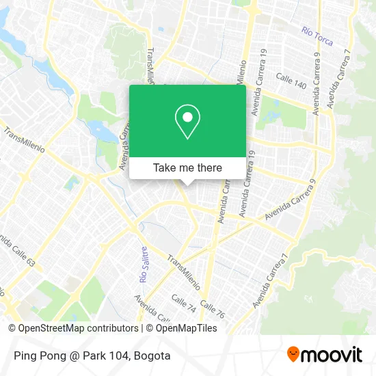 Ping Pong @ Park 104 map