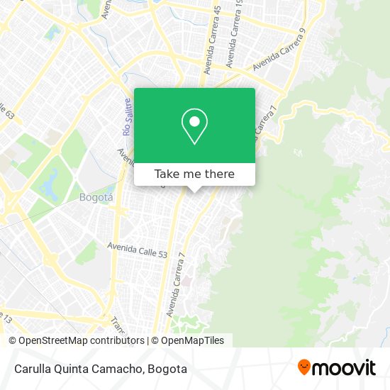 Mapa de Carulla Quinta Camacho