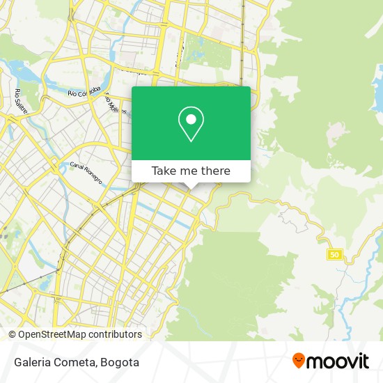 Galeria Cometa map