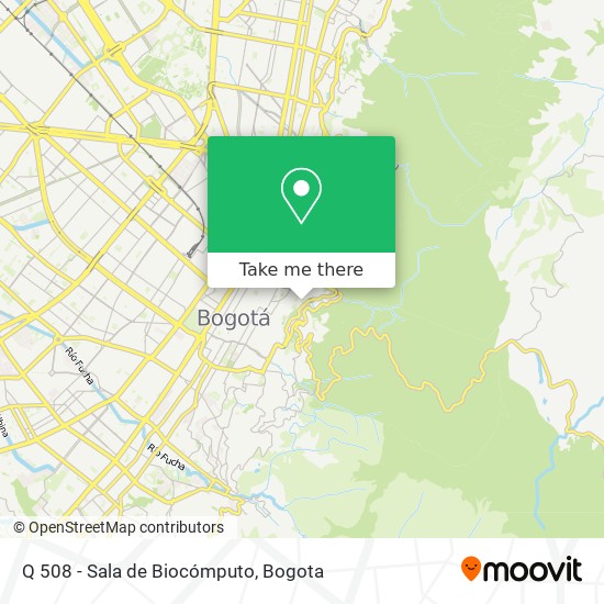 Q 508 - Sala de Biocómputo map