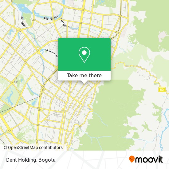 Dent Holding map