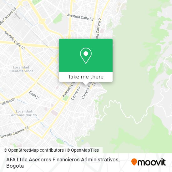 AFA Ltda Asesores Financieros Administrativos map