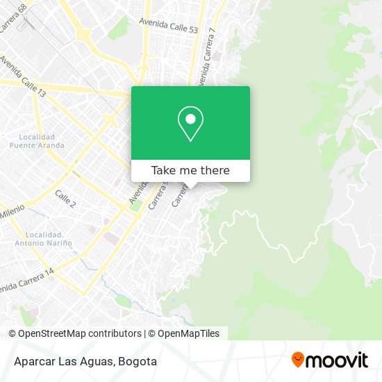 Aparcar Las Aguas map