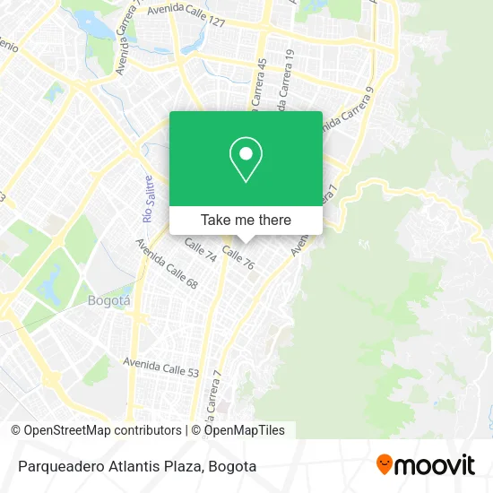 Parqueadero Atlantis Plaza map