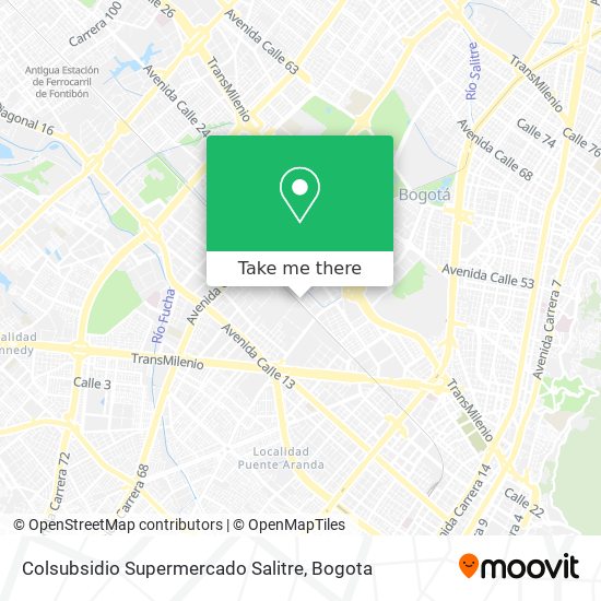 Colsubsidio Supermercado Salitre map