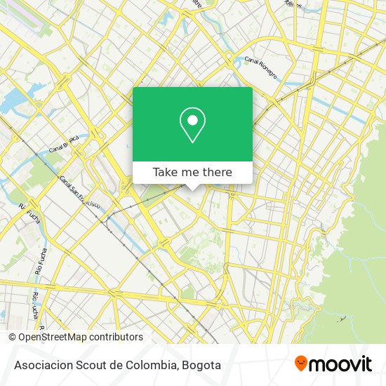 Asociacion Scout de Colombia map