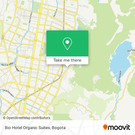 Bio Hotel Organic Suites map