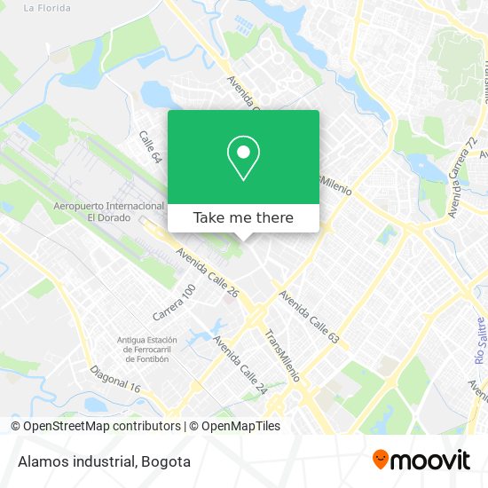 Mapa de Alamos industrial