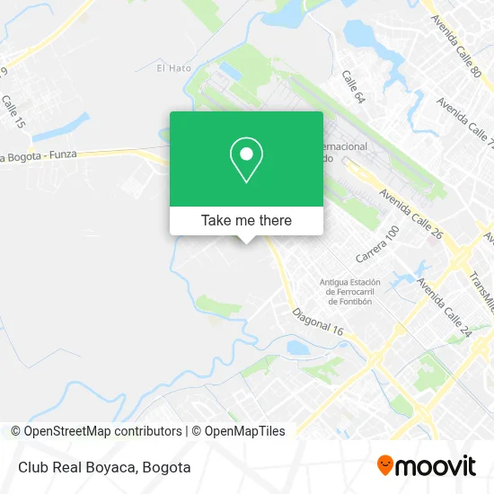 Club Real Boyaca map