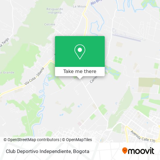 Club Deportivo Independiente map