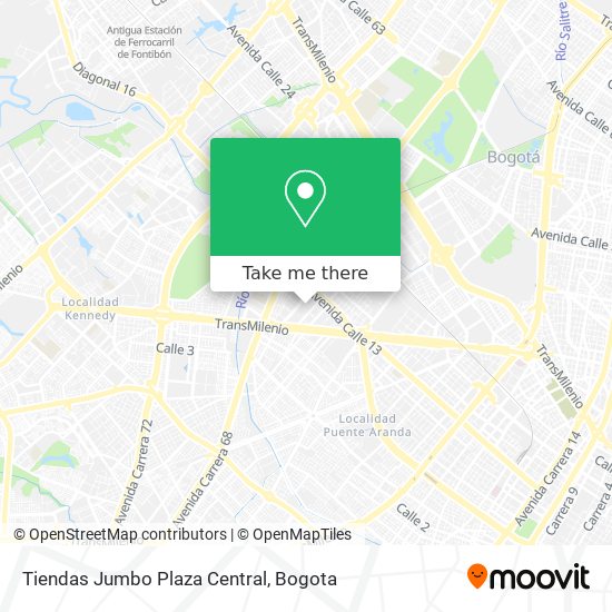 Tiendas Jumbo Plaza Central map