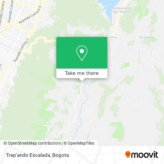 Trep'ando Escalada map