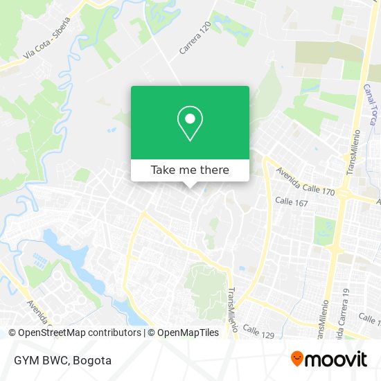 GYM BWC map