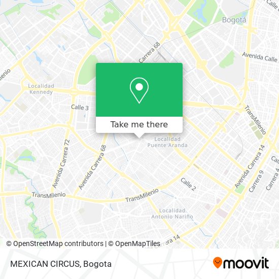 Mapa de MEXICAN CIRCUS