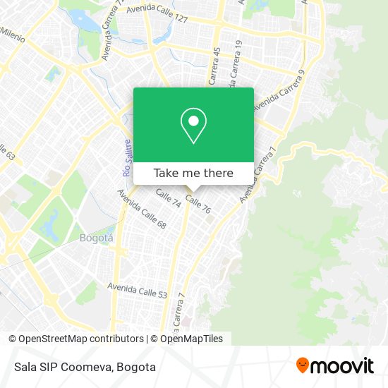 Mapa de Sala SIP Coomeva