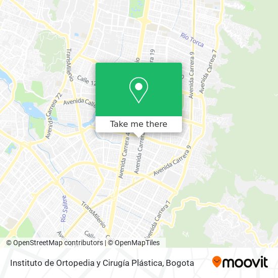 Instituto de Ortopedia y Cirugía Plástica map