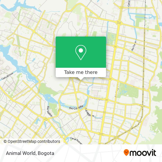 Animal World map