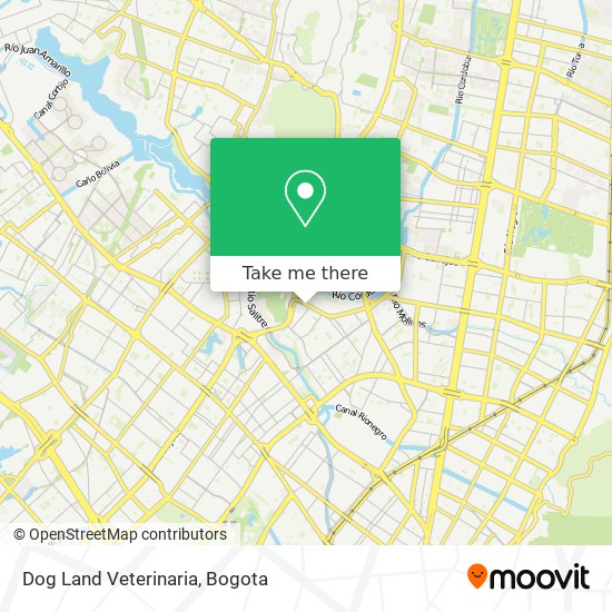 Mapa de Dog Land Veterinaria