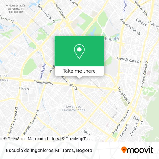 Escuela de Ingenieros Militares map