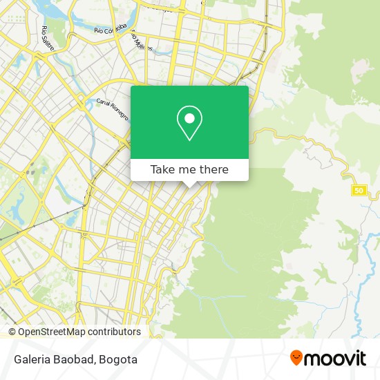 Galeria Baobad map