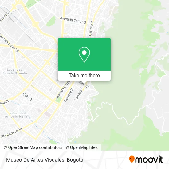 Museo De Artes Visuales map