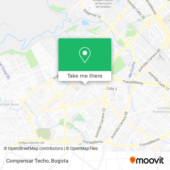 Compensar Techo map