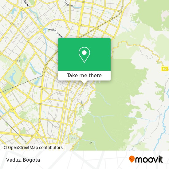 Vaduz map