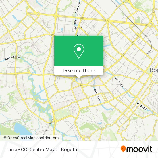 Tania - CC. Centro Mayor map
