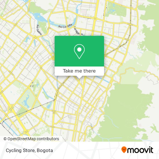 Cycling Store map