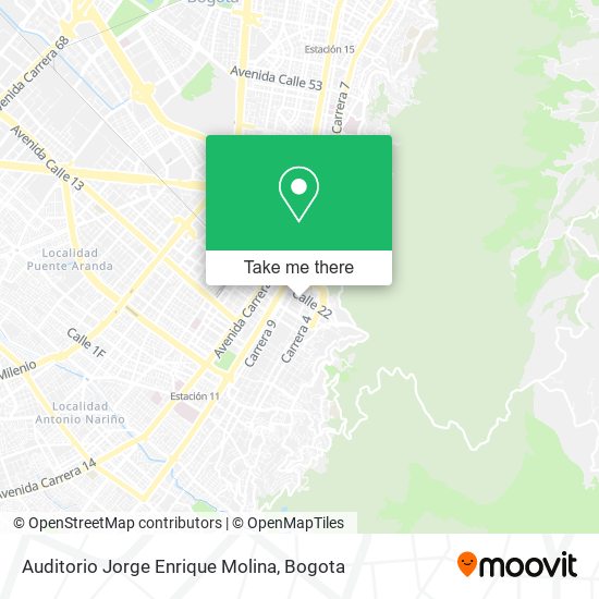 Auditorio Jorge Enrique Molina map