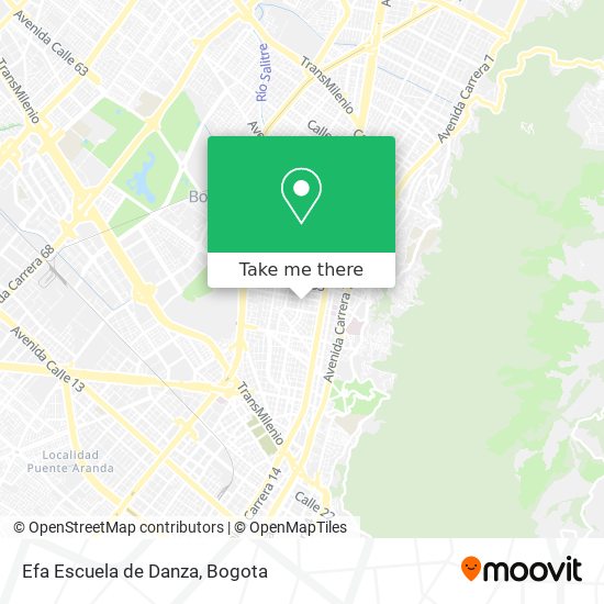 Efa Escuela de Danza map