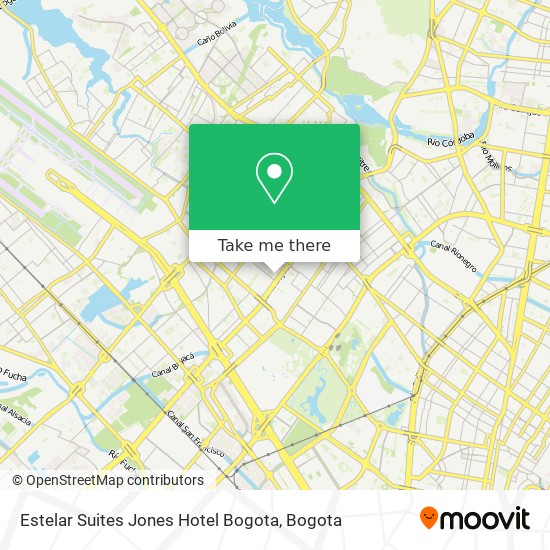 Estelar Suites Jones Hotel Bogota map