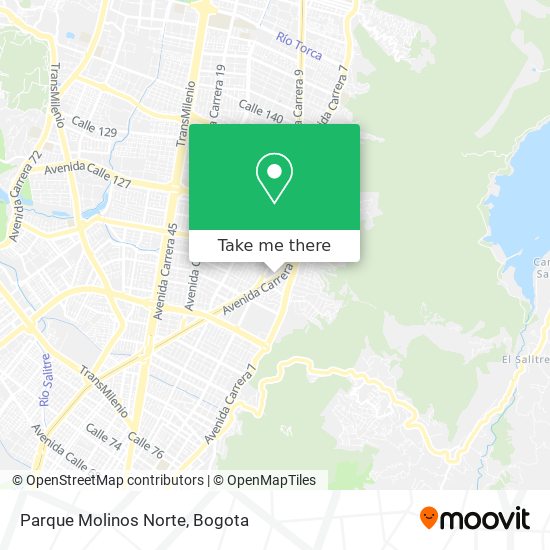 Mapa de Parque Molinos Norte