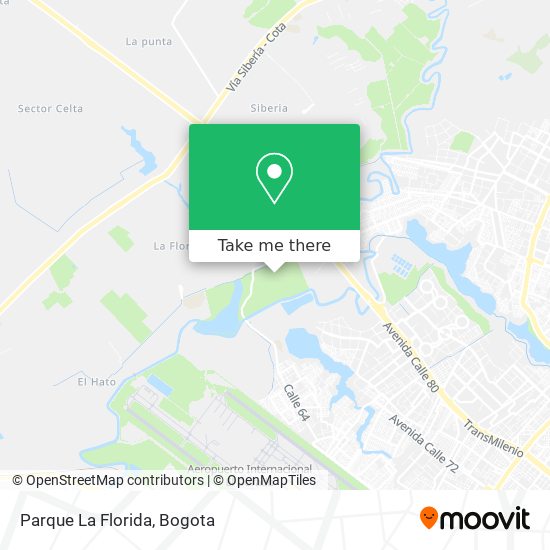 Parque La Florida map