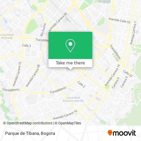 Parque de Tibana map