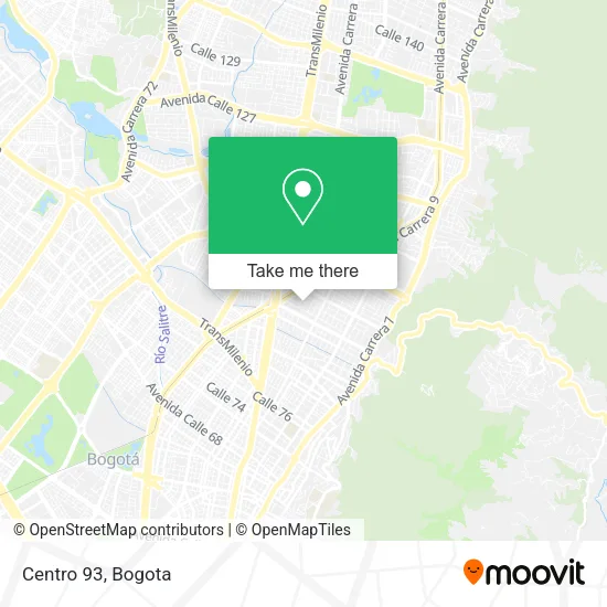Centro 93 map