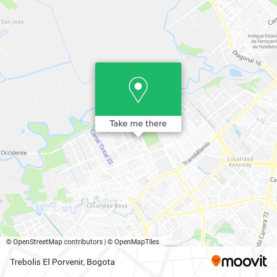 Trebolis El Porvenir map