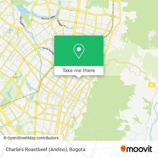 Charlie's Roastbeef (Andino) map