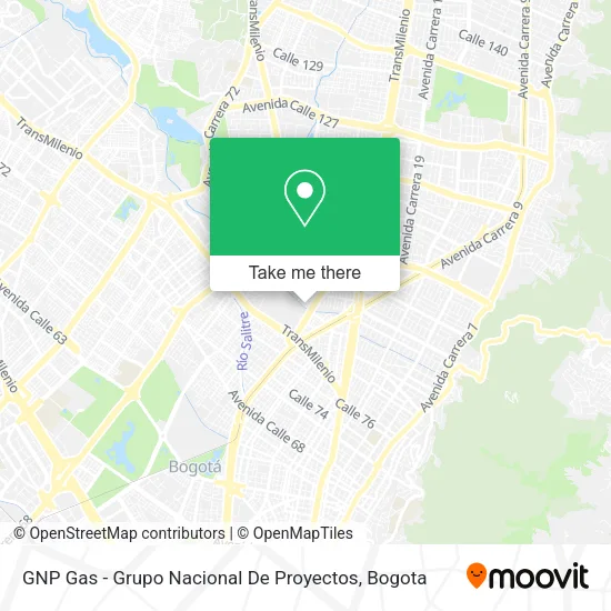 GNP Gas -  Grupo Nacional De Proyectos map