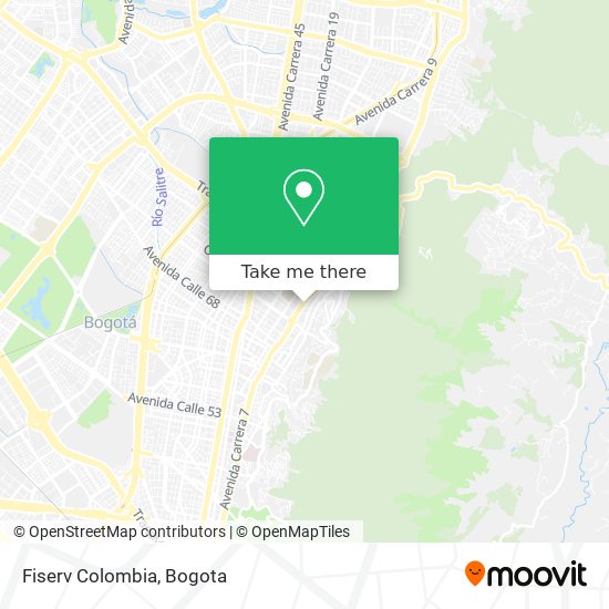 Fiserv Colombia map