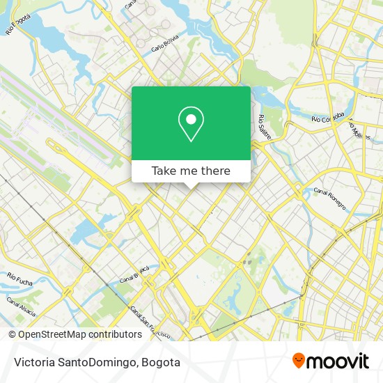Victoria SantoDomingo map