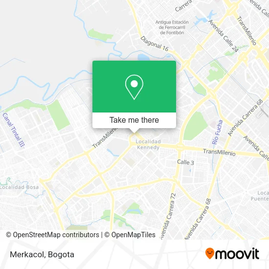 Merkacol map
