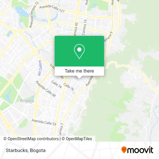 Starbucks map