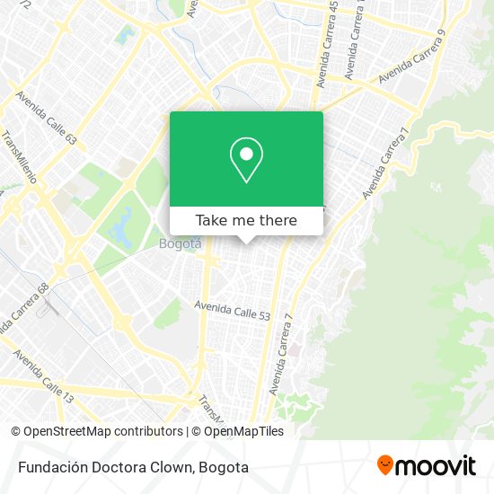 Fundación Doctora Clown map