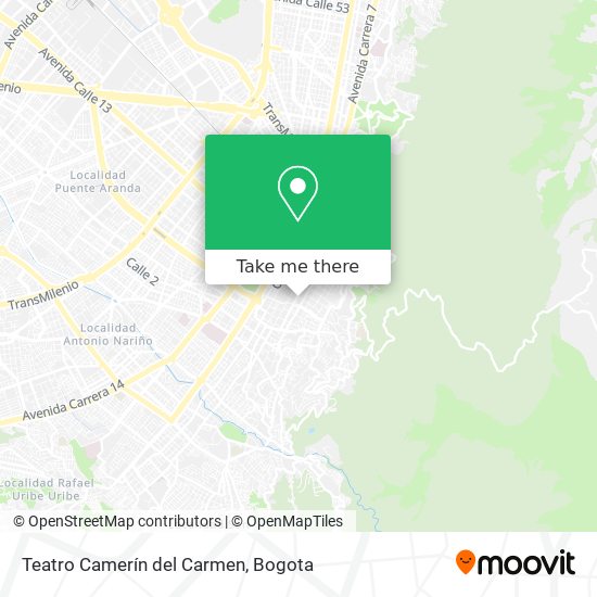 Teatro Camerín del Carmen map