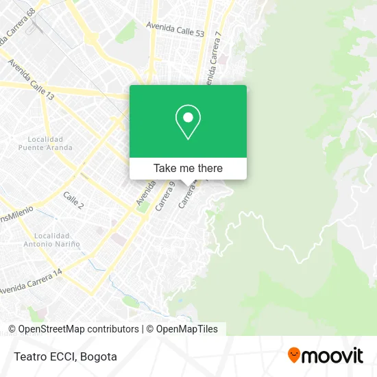 Teatro ECCI map