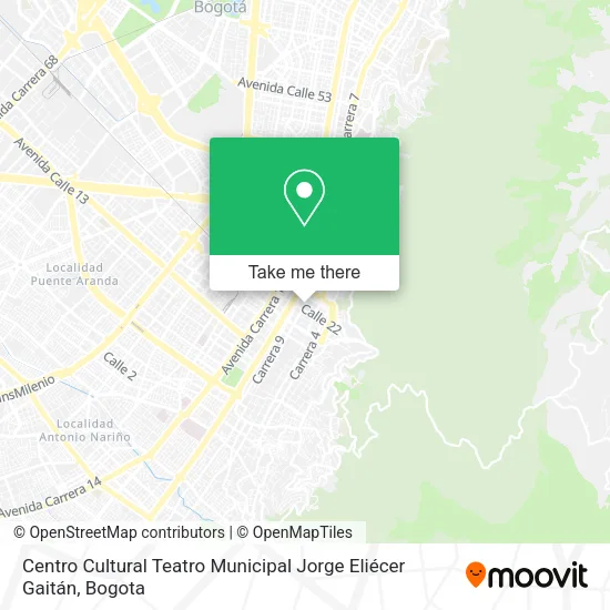 Centro Cultural Teatro Municipal Jorge Eliécer Gaitán map