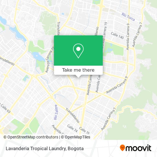 Lavanderia Tropical Laundry map