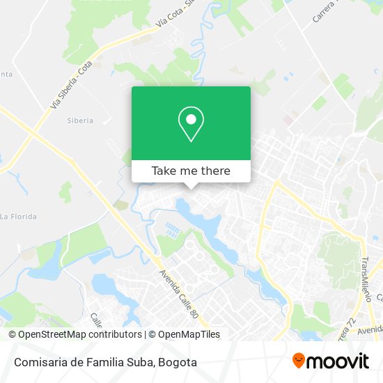 Comisaria de Familia Suba map