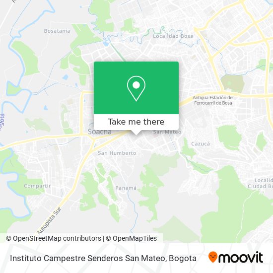 Instituto Campestre Senderos San Mateo map